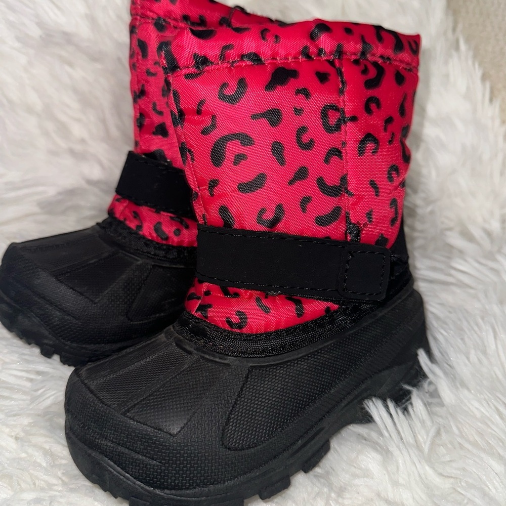 Ozark Trail Red and Black Kids Boots toddler size 6